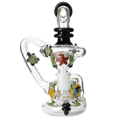Empire Glassworks East Australian Current Mini Recycler Bong 🐠