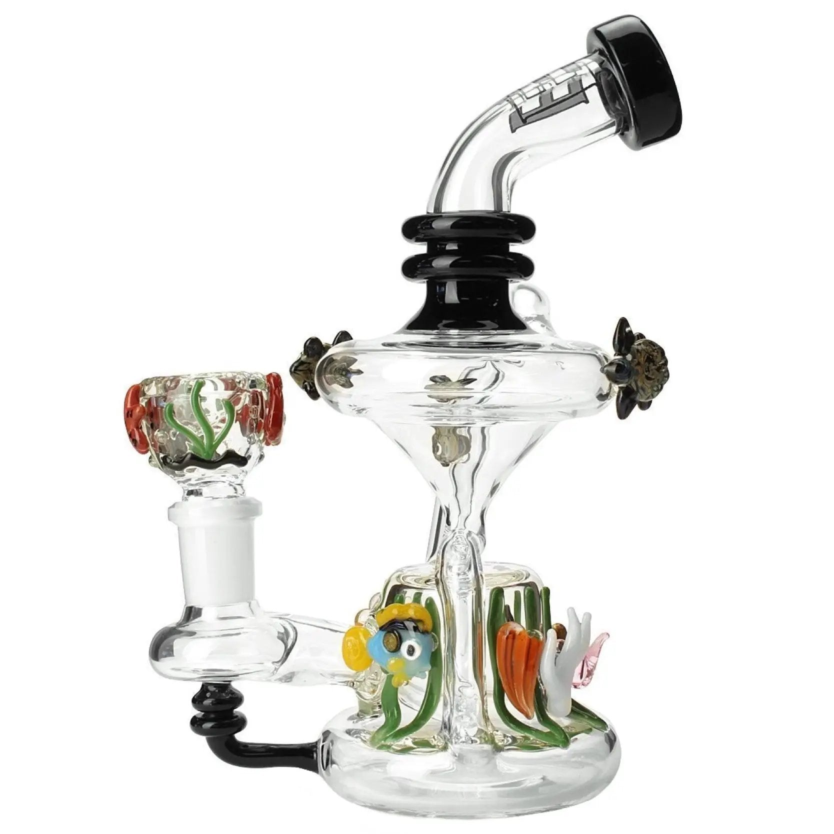 Empire Glassworks East Australian Current Mini Recycler Bong 🐠