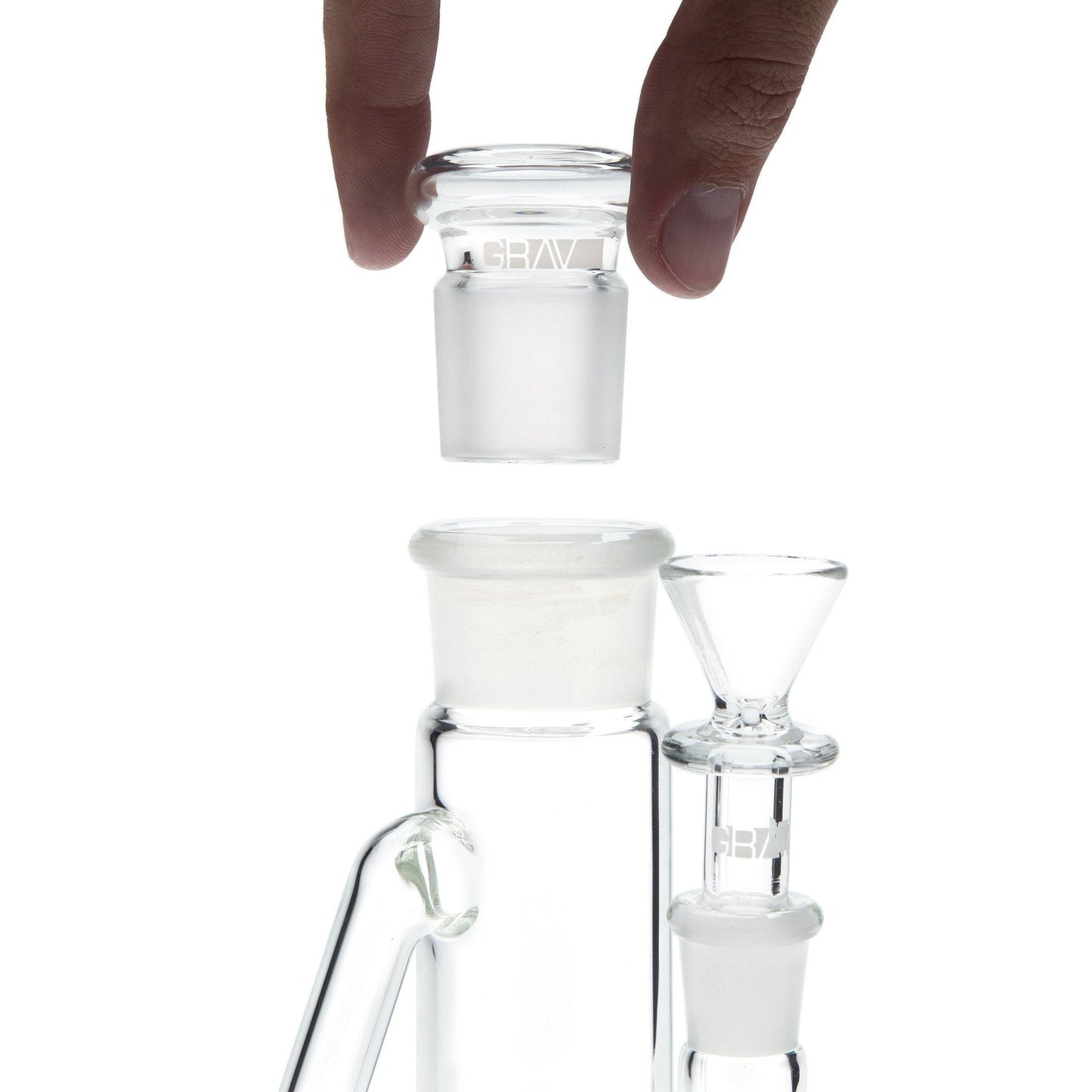 Grav® "Phoenix" Open Top Ashcatcher - 14mm Joint, 45° Angle 