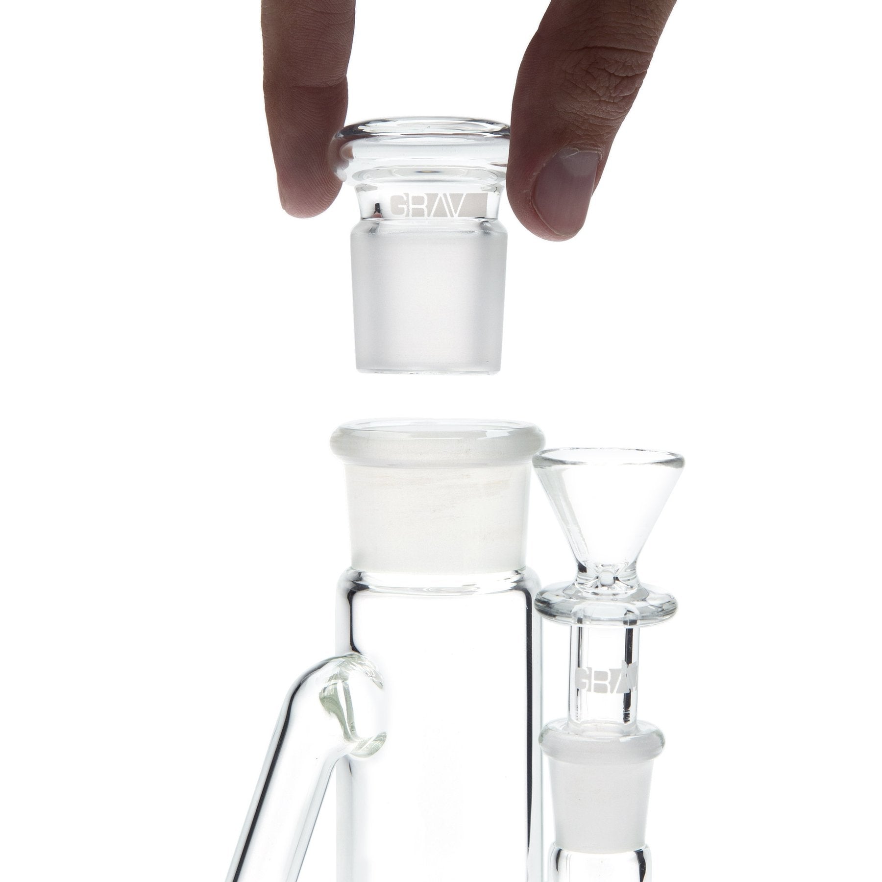 Grav® "Phoenix" Open Top Ashcatcher - 14mm Joint, 45° Angle 