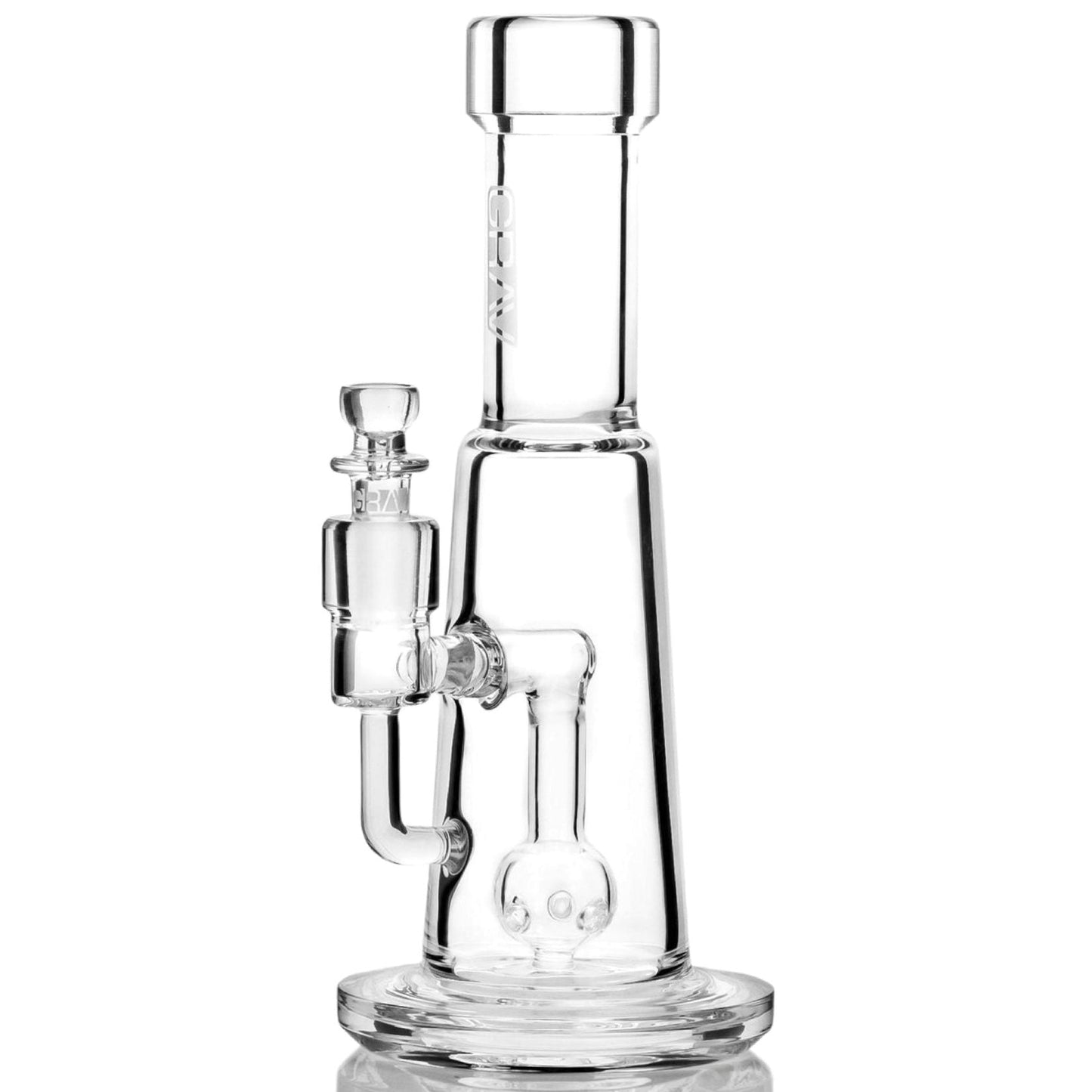 Grav® 8” Small Straight Tube Bong w. Orb Perc