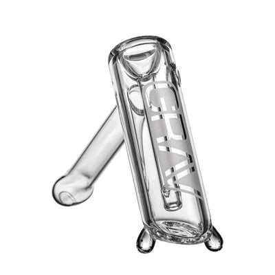 Grav® Large Clear Glass Hammer Bubbler