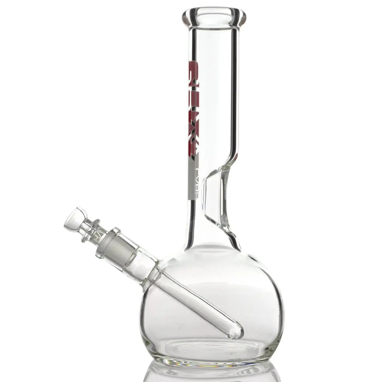 Grav® 8” Bubble Base Beaker Bong - Clear