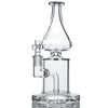 Grav® 9” Helix Flare Base Bong w. Fixed Downstem