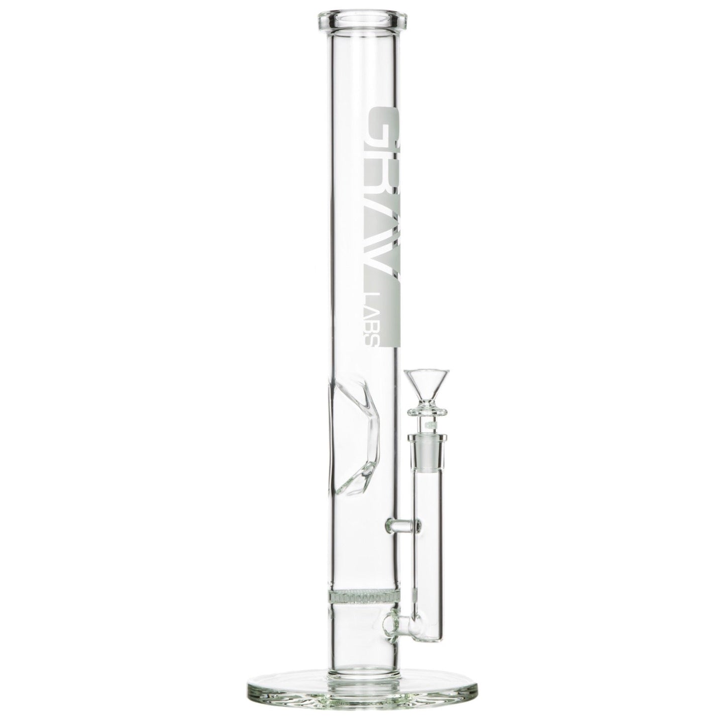 Grav® 16” Straight Tube Honeycomb Perc Water Pipe