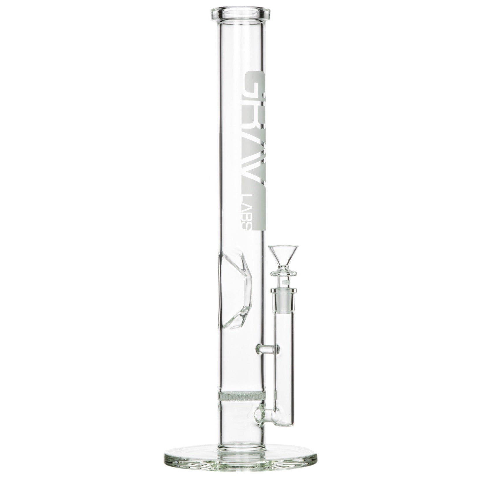 Grav® 16” Straight Tube Honeycomb Perc Water Pipe