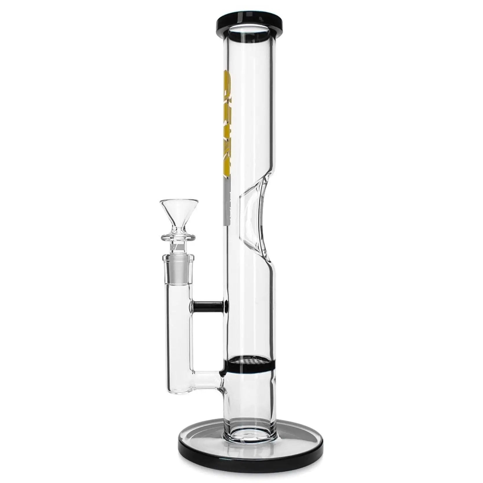 Grav® 12” Straight Tube Honeycomb Perc Water Pipe