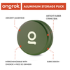 Ongrok Aluminium Storage Puck for Dry Herbs