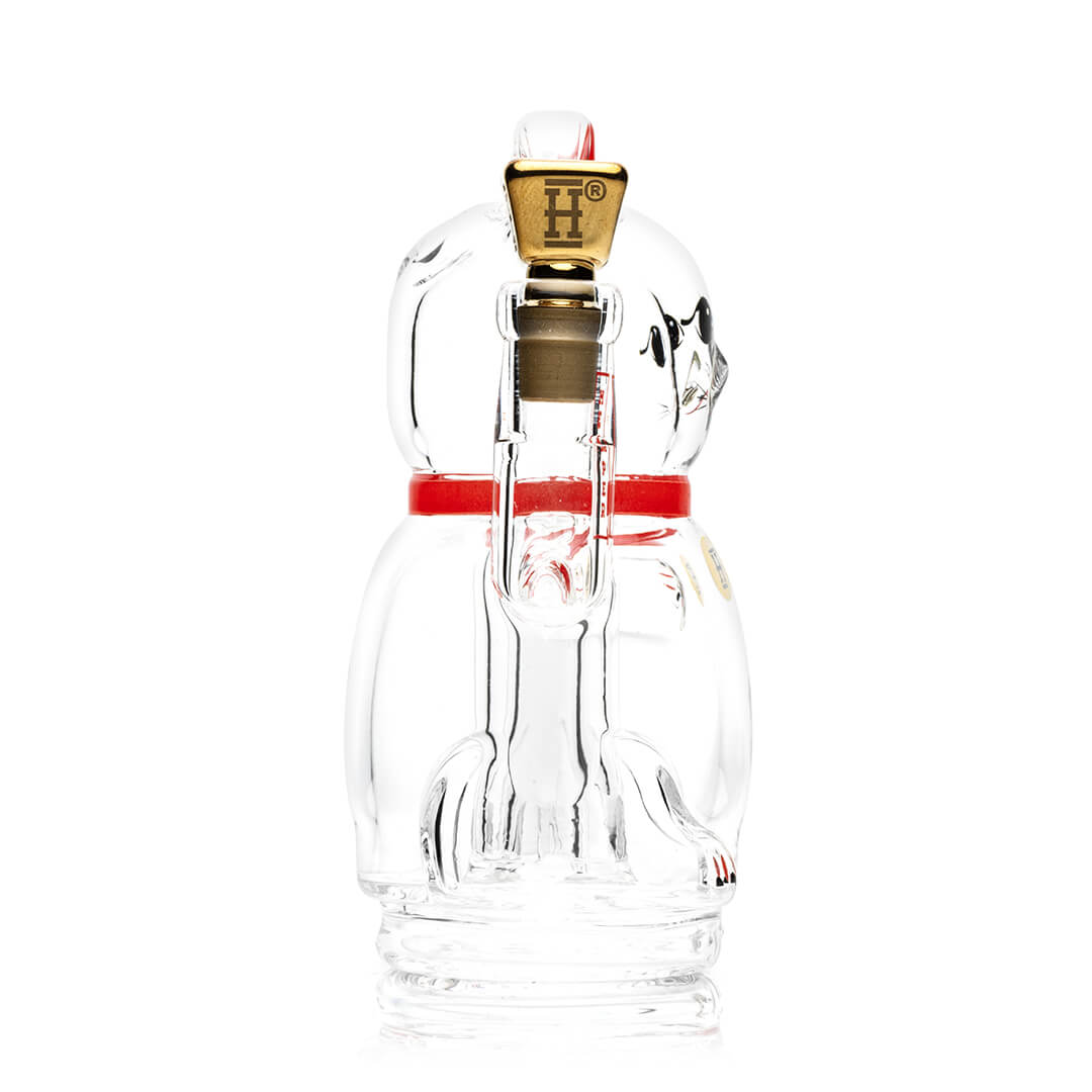 Lucky Money Cat Puffco Peak Glass Bubbler Attachment