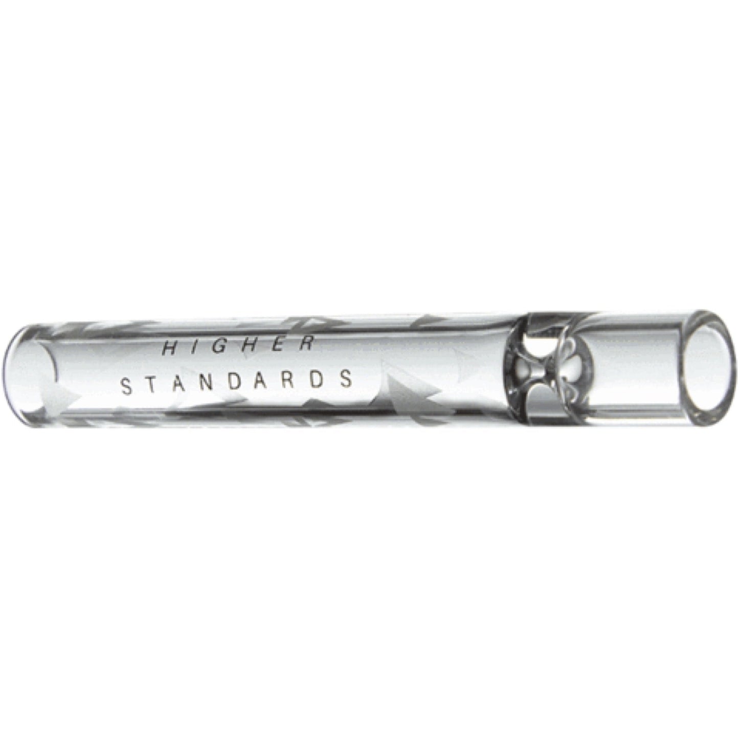 Higher Standards Clear Glass Taster Pipe