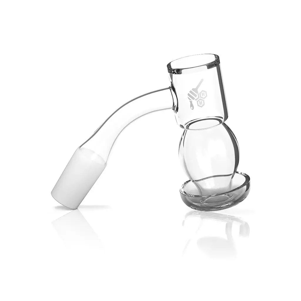 Honeysuckle Bubble Quartz Banger - 10/14mm, 45°