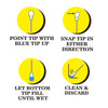 Randy’s Black Label Snaps - Alcohol Filled Cotton Swabs
