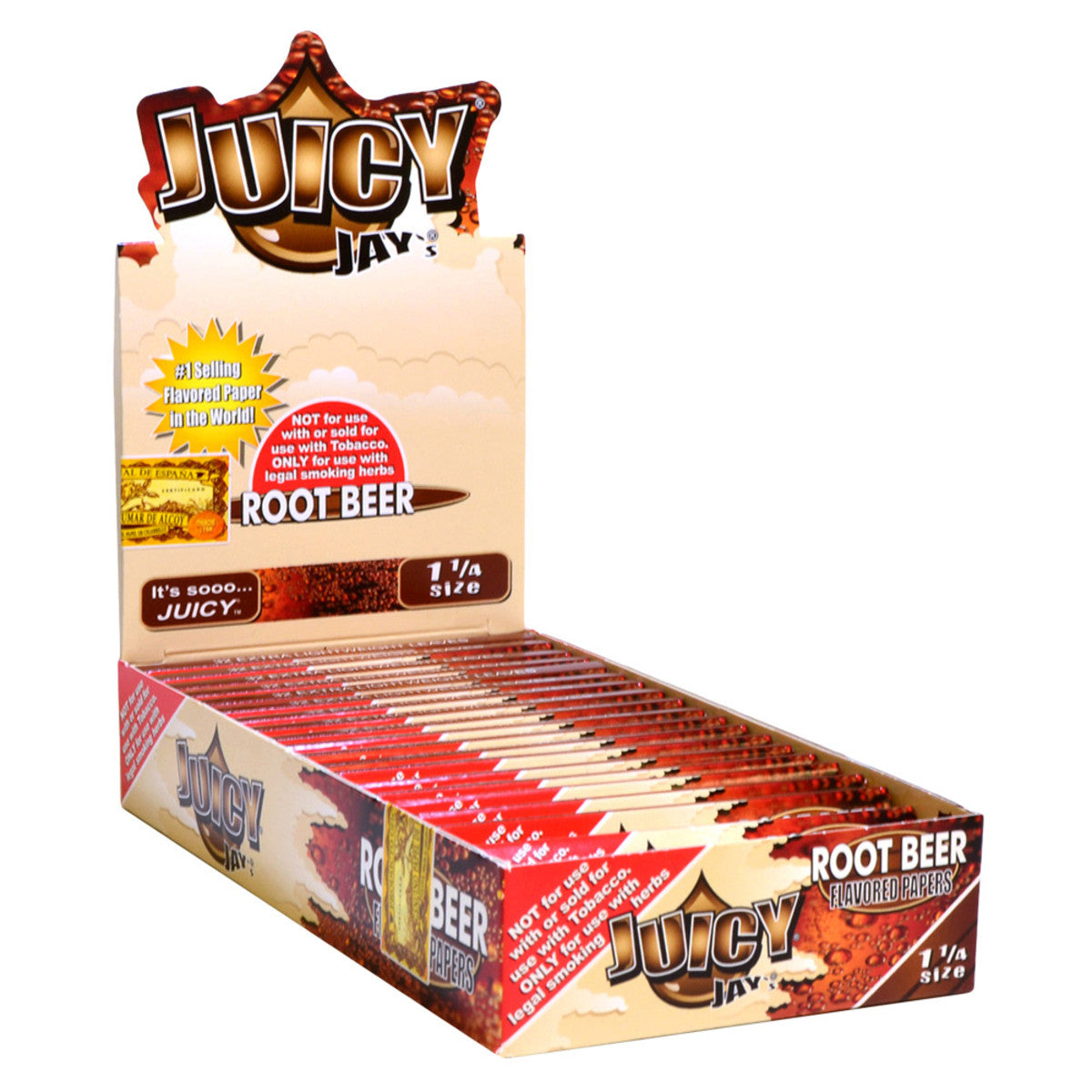 Juicy Jay's 1.25” Flavored Rolling Papers Full Box