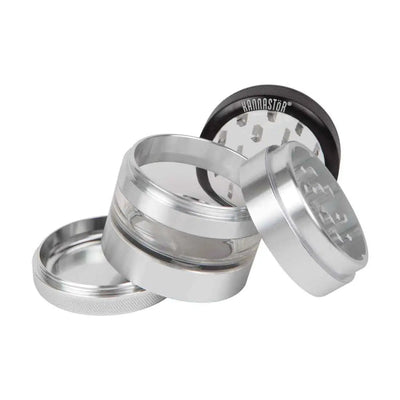 Kannastor 2.2” Clear Top Jar Body 4pc Grinder