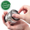 Kannastor 2.2” Clear Top Jar Body 4pc Grinder