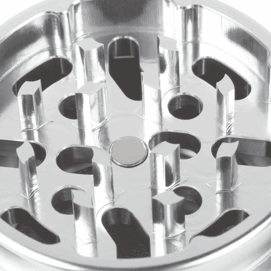 Kannastor 2.5” Clear Top Jar Body 4pc Grinder