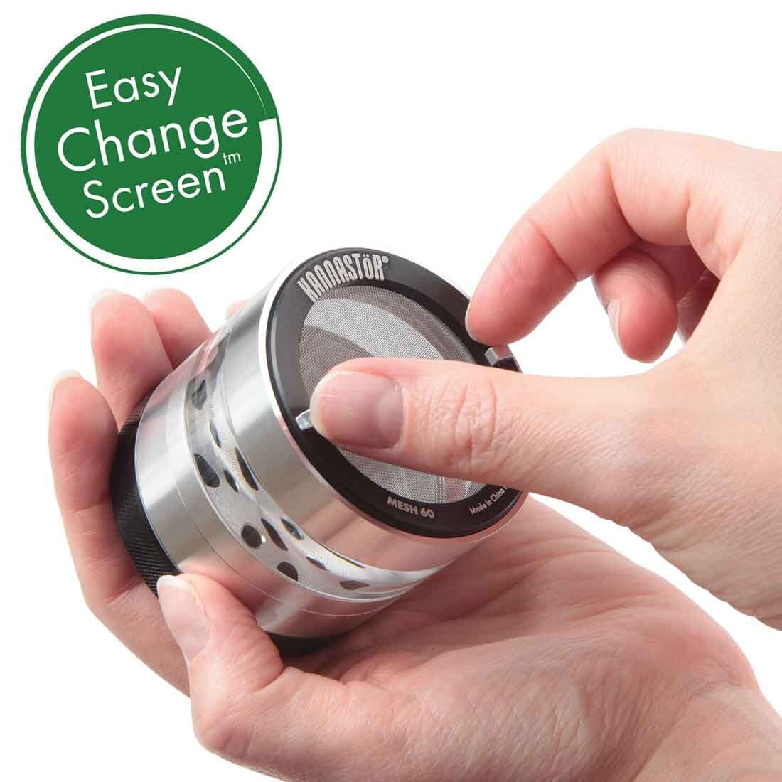 Kannastor 60-Mesh Stainless Steel Easy Change Screens™