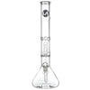 LA Pipes 16” 5mm Thick Showerhead Perc Beaker Bong