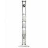 LA Pipes 24” 5mm Thick Triple Showerhead Straight Tube Bong