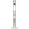 LA Pipes 20” 5mm Thick Double Showerhead Straight Tube Bong