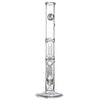 LA Pipes 12” Single Showerhead Perc Straight Tube Bong