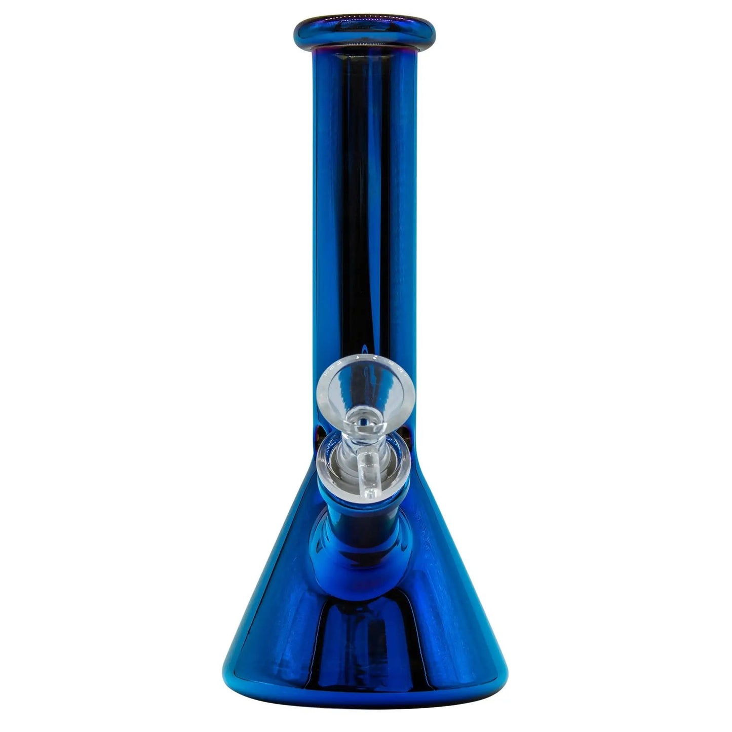 LA Pipes 8” Iridescent Glass Beaker Bong