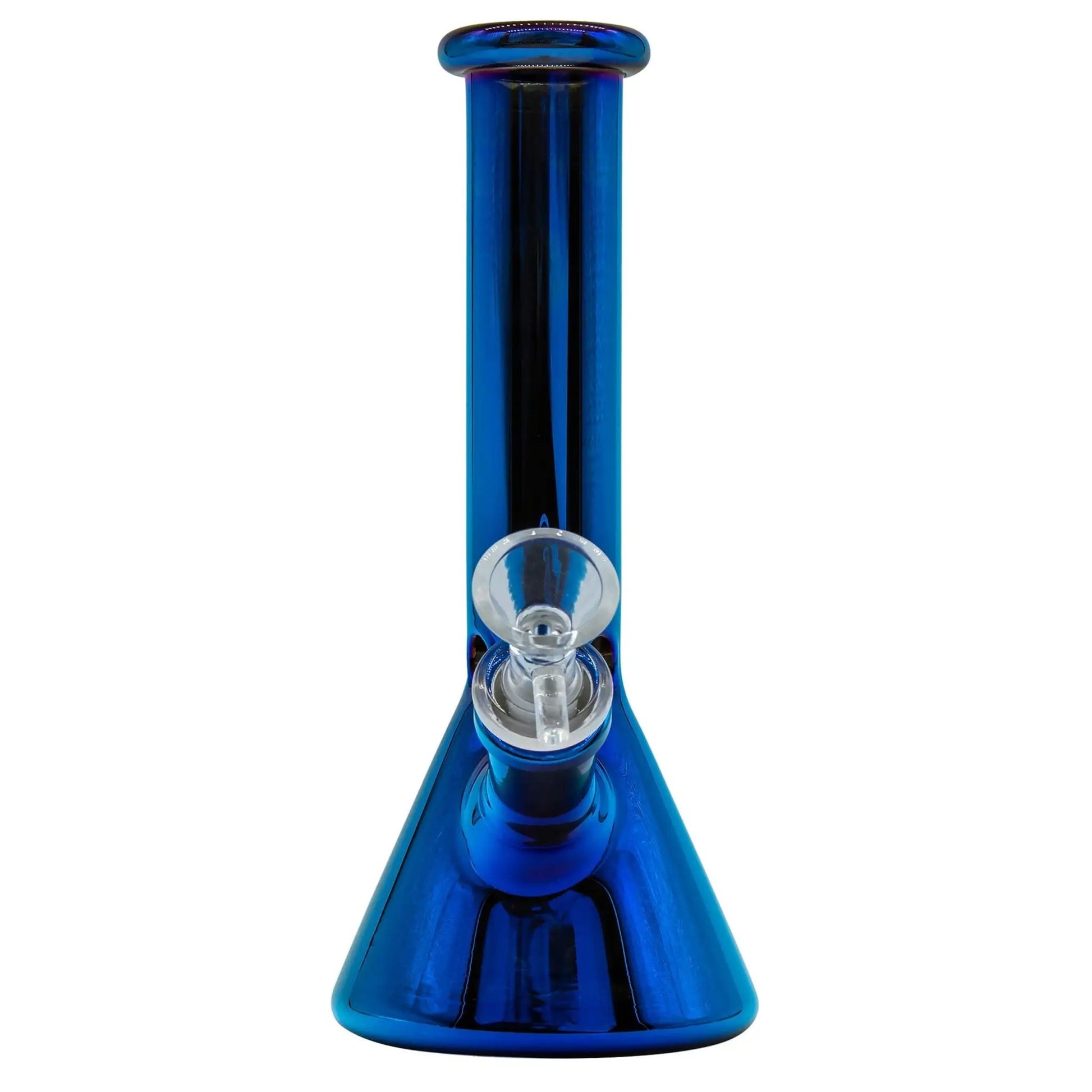 LA Pipes 8” Iridescent Glass Beaker Bong