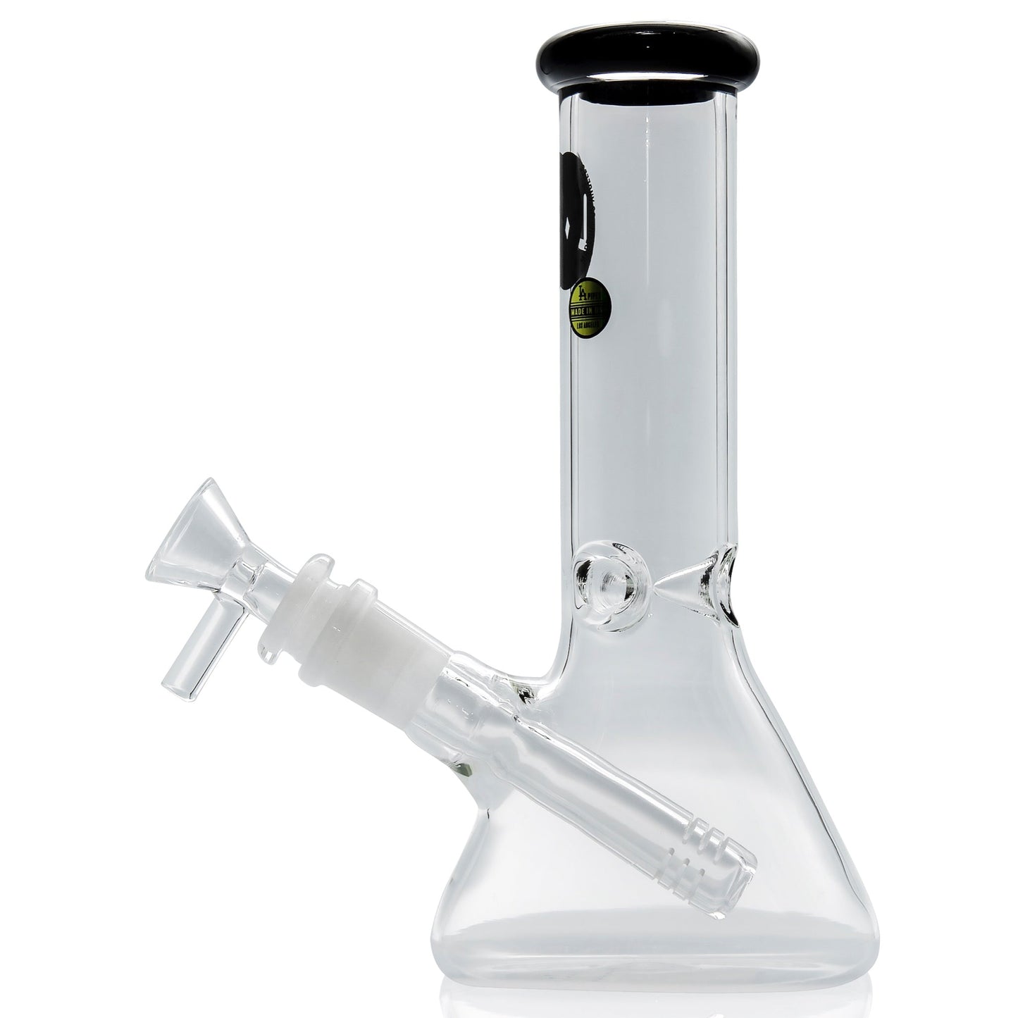 LA Pipes 8” Colored Mini Beaker Bong