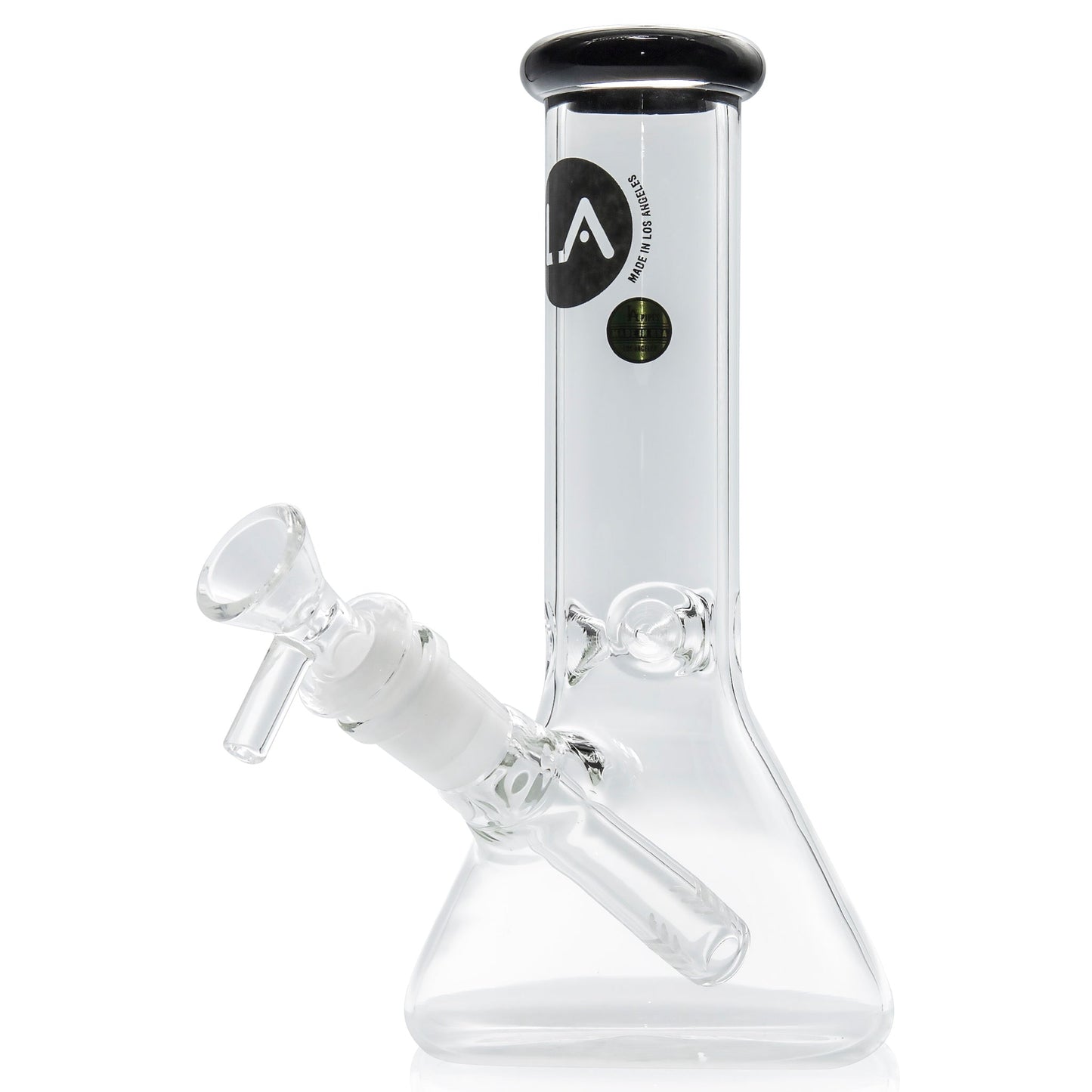LA Pipes 8” Colored Mini Beaker Bong