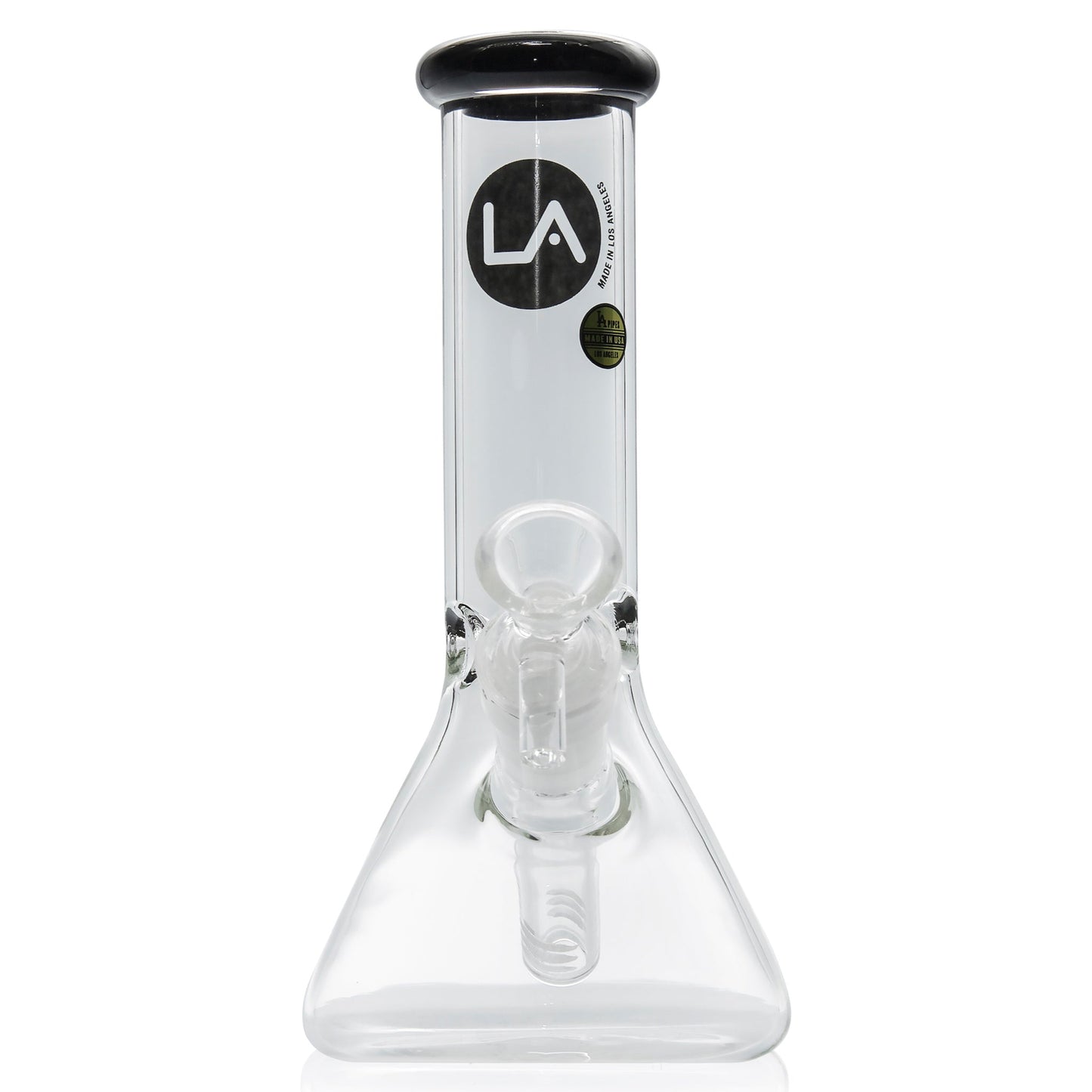 LA Pipes 8” Colored Mini Beaker Bong