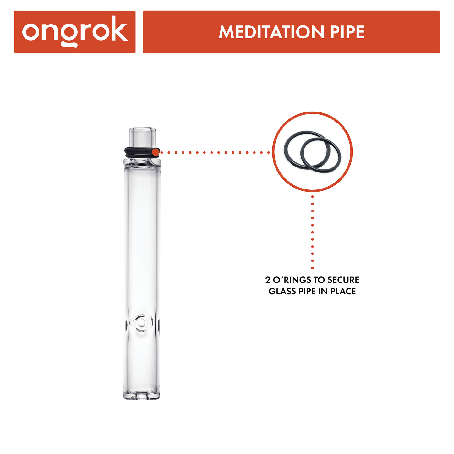 Ongrok Meditation Pipe for Discreet Use