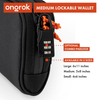 Ongrok Odor-Absorbing Carbon-lined Wallets with Lock