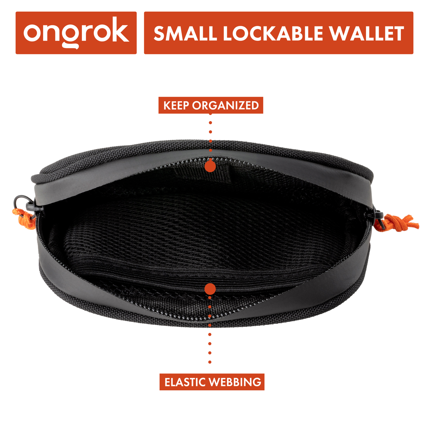 Ongrok Odor-Absorbing Carbon-lined Wallets with Lock