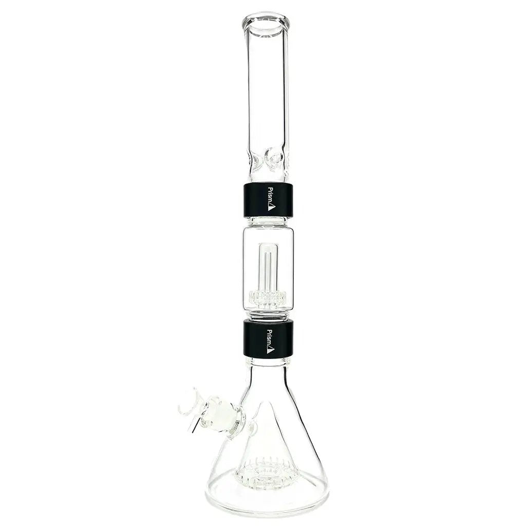 Prism Pipes Pyramid & Showerhead Perc Beaker Bong