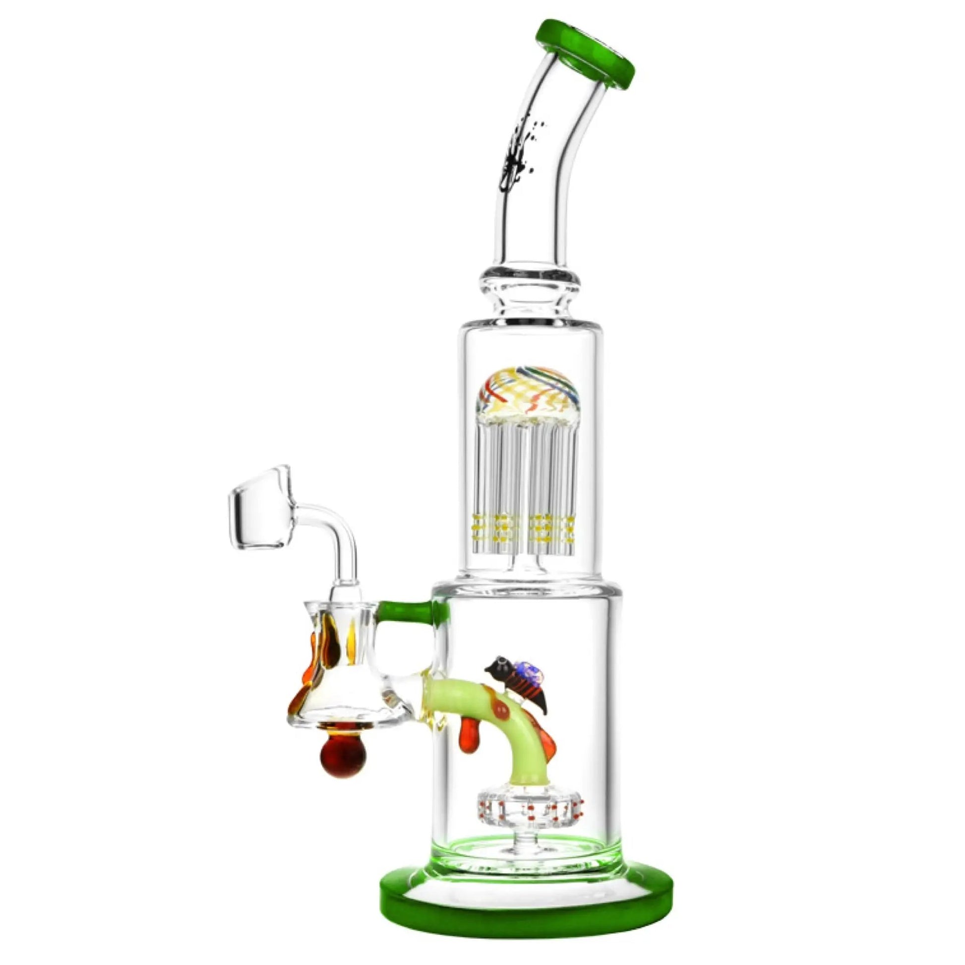 Pulsar 12” Bee Tree Perc Water Pipe 🌿🍯