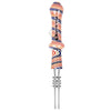 Pulsar Candy Swirl Dab Straw Blue & Red