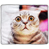 Pulsar Fleece Throw Blanket Stoned Cat