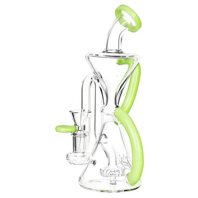 Pulsar Hourglass Recycler Bong Front