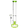 Pulsar Showerhead Perc Straight Tube Bong Green