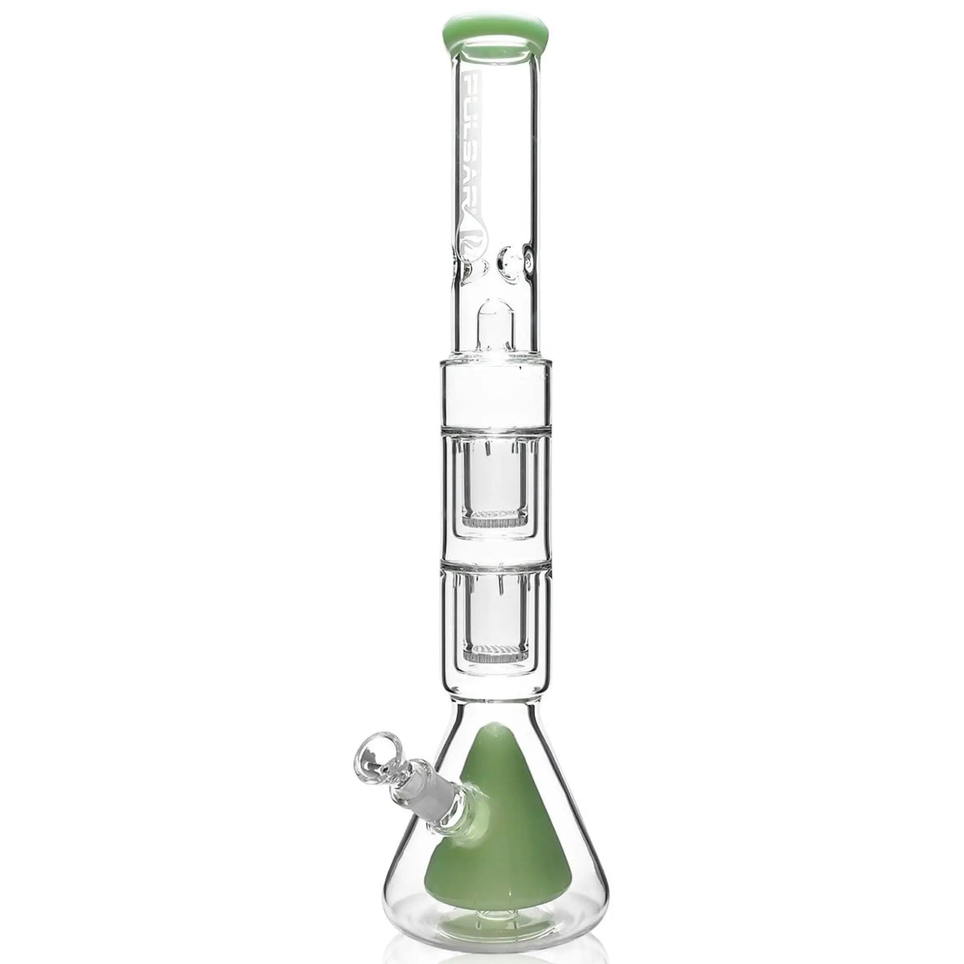 Pulsar 21.5” Quad Perc Beaker Bong