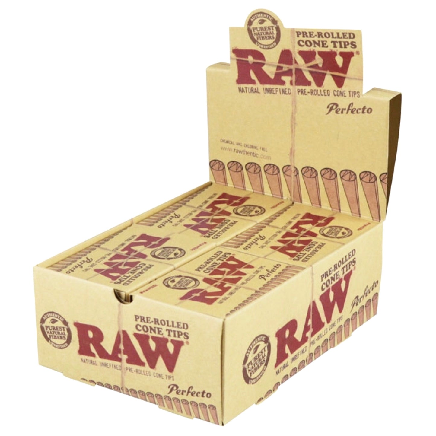 Raw® Perfecto Pre-Rolled Cone Tips (21 Pack)