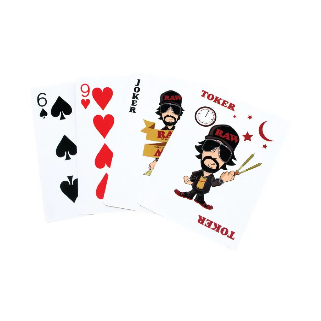 Raw Rolling Papers Playing Cards for Fun Games