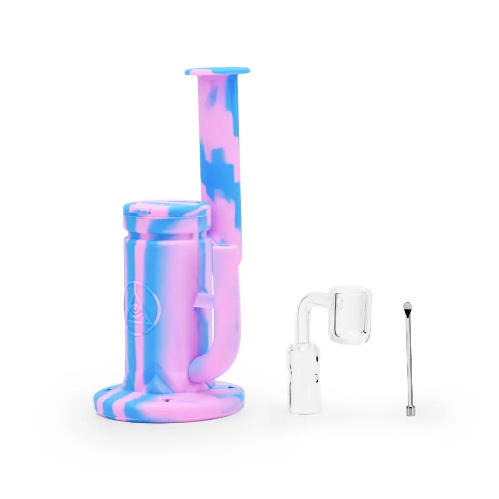 Ritual 8.5'' Silicone Sidecar Rig Cotton Candy