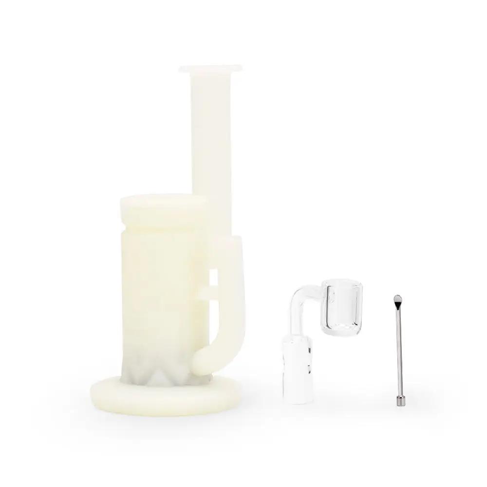 Ritual 8.5'' Silicone Sidecar Rig UV Titanium White