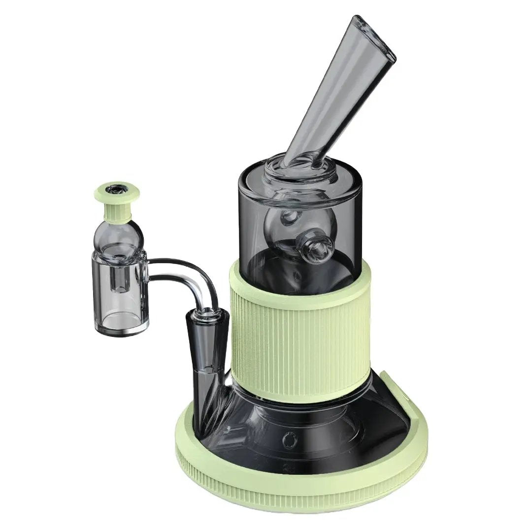 Softglass Aura Tandem Dab Rig - Customizable and Durable