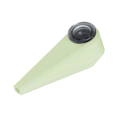 Softglass Aura Token Hand Pipe - Glow in the Dark Silicone