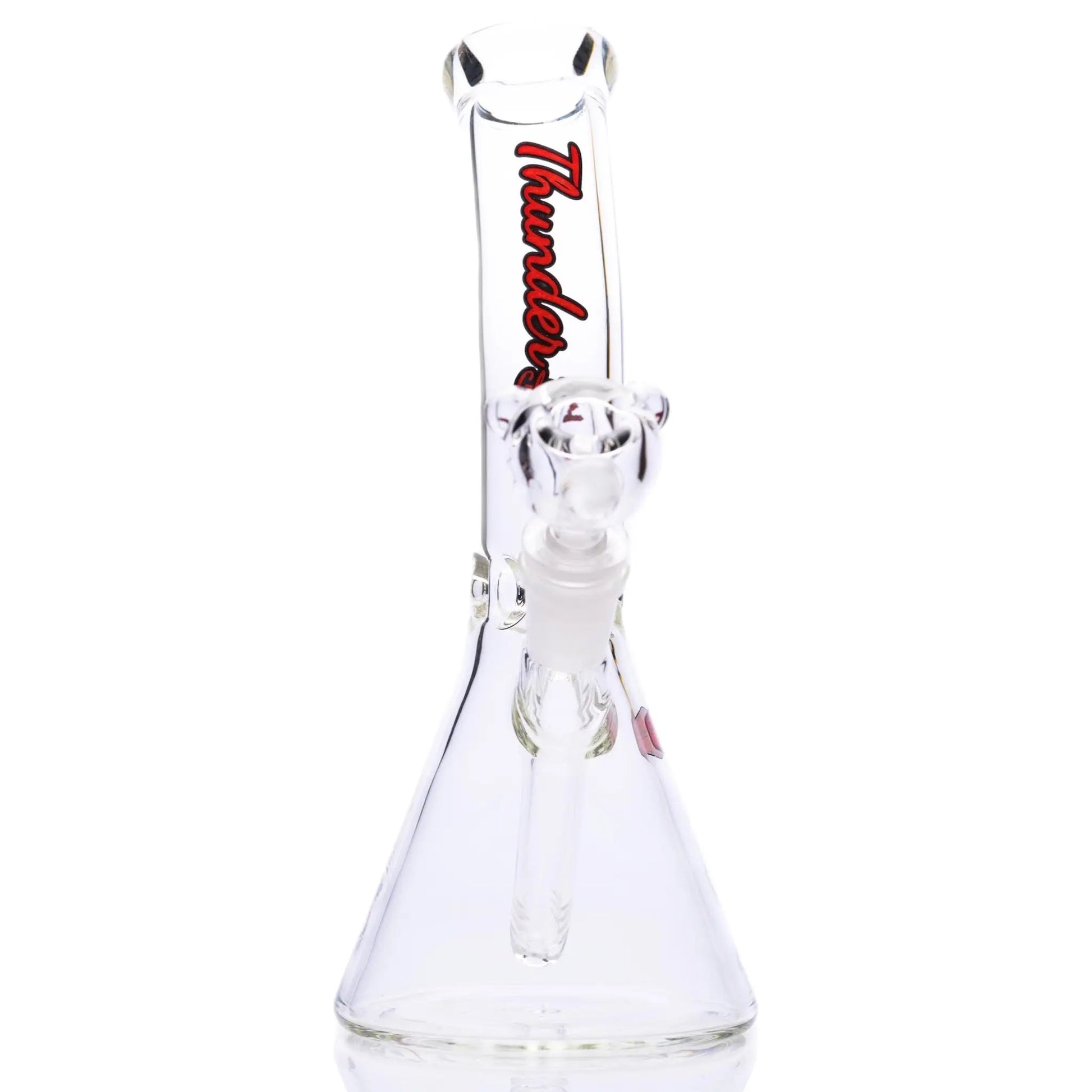 Thunder Glass Bent Neck Beaker Bong Front