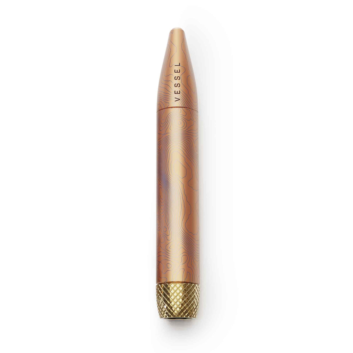 Vessel 3.5” Helix Metal One-Hitter Pipe