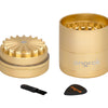 New Size! Mini 5 Piece, Flower Petal Toothless Grinder (55mm) ONGROK USA Gold 