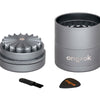 New Size! Mini 5 Piece, Flower Petal Toothless Grinder (55mm) ONGROK USA Gun Metal 